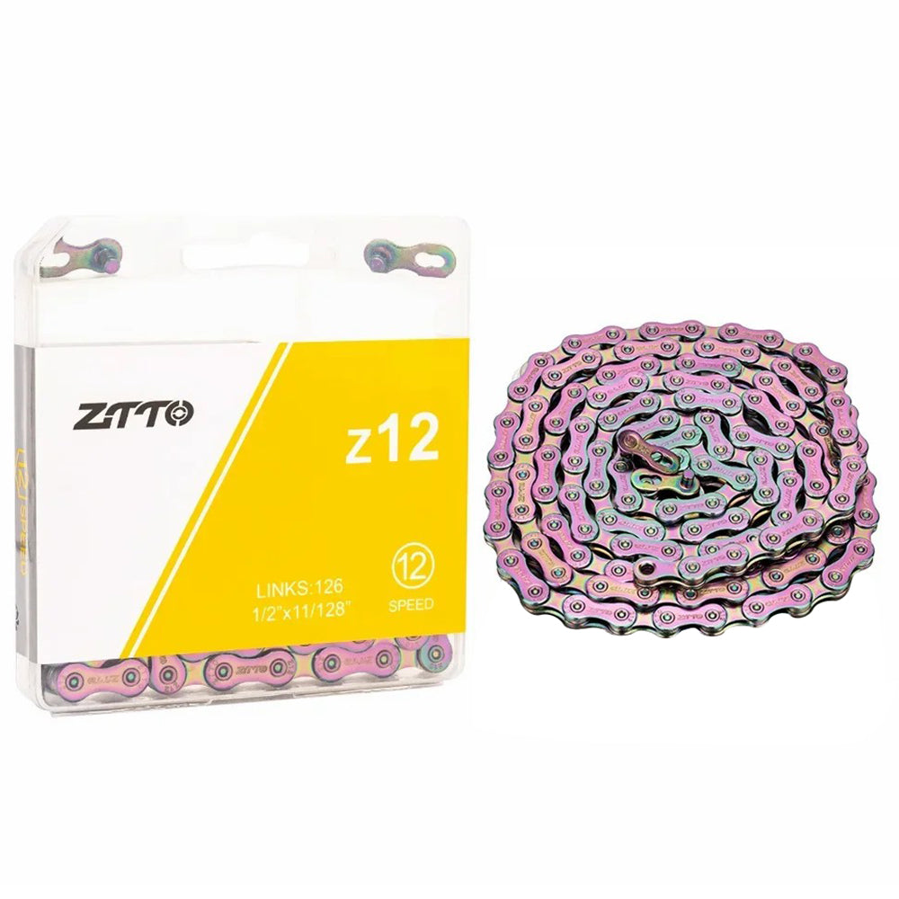 ZTTO Z12 MTB Road Bike Carbon Steel 12 Speed Chain 126 Links for Bicycle ZTTO Z12 MTB Road Bike Carbon Steel 12 Speed Chain 126 Links for Bicycle